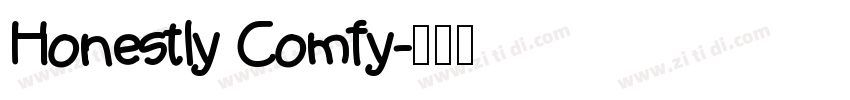 Honestly Comfy字体转换